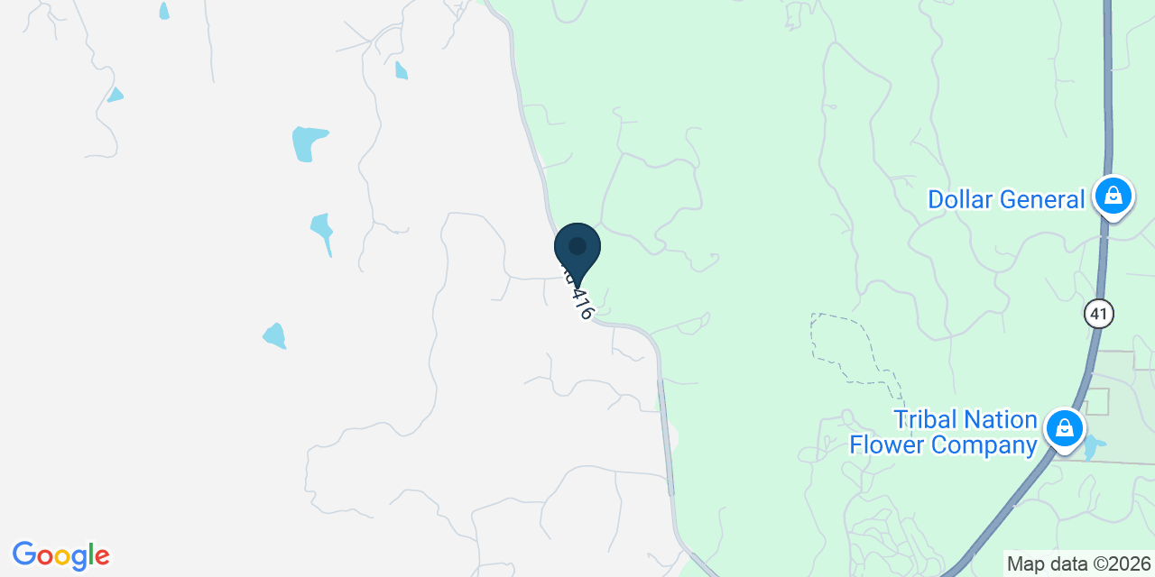 Map showing Madera County, CA