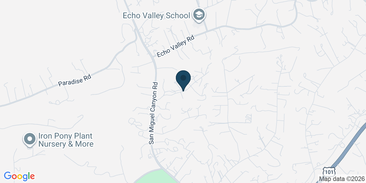 Map showing Prunedale, Monterey County, CA