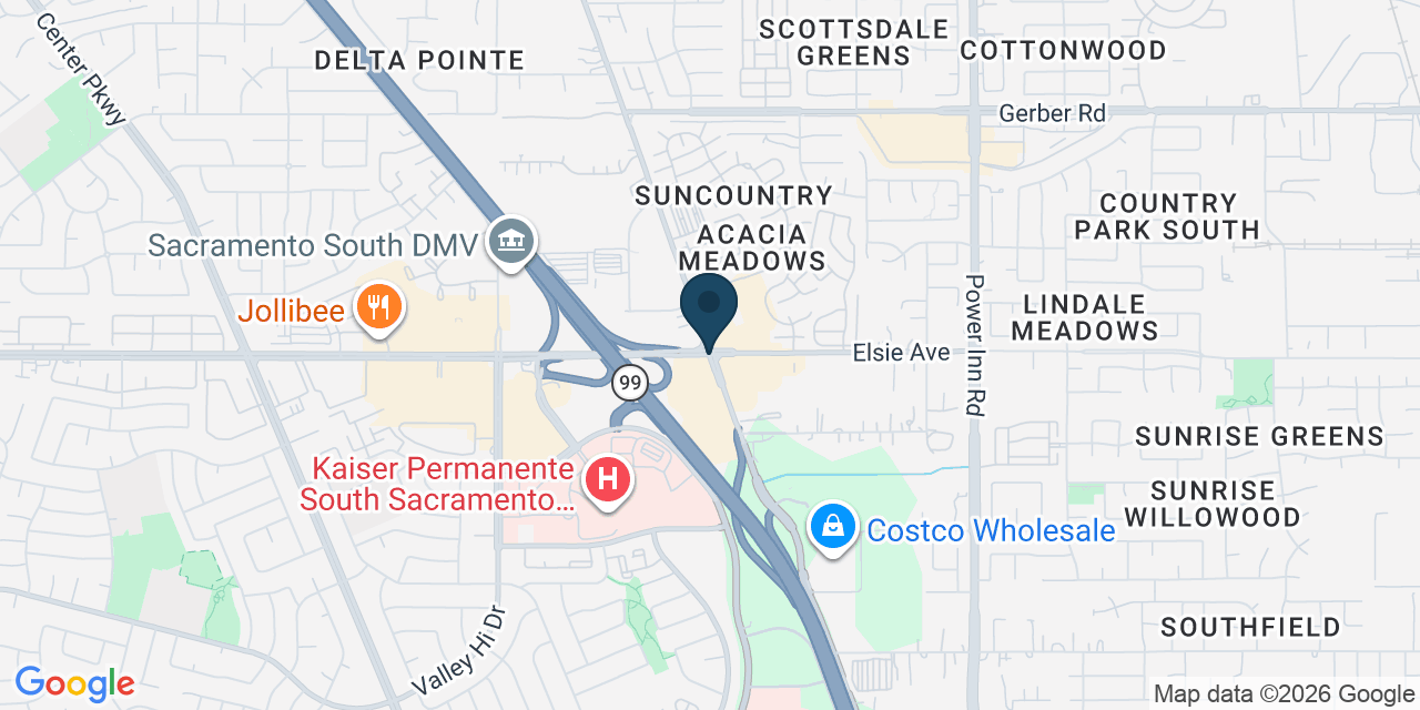 Map showing Sacramento, Sacramento County, CA
