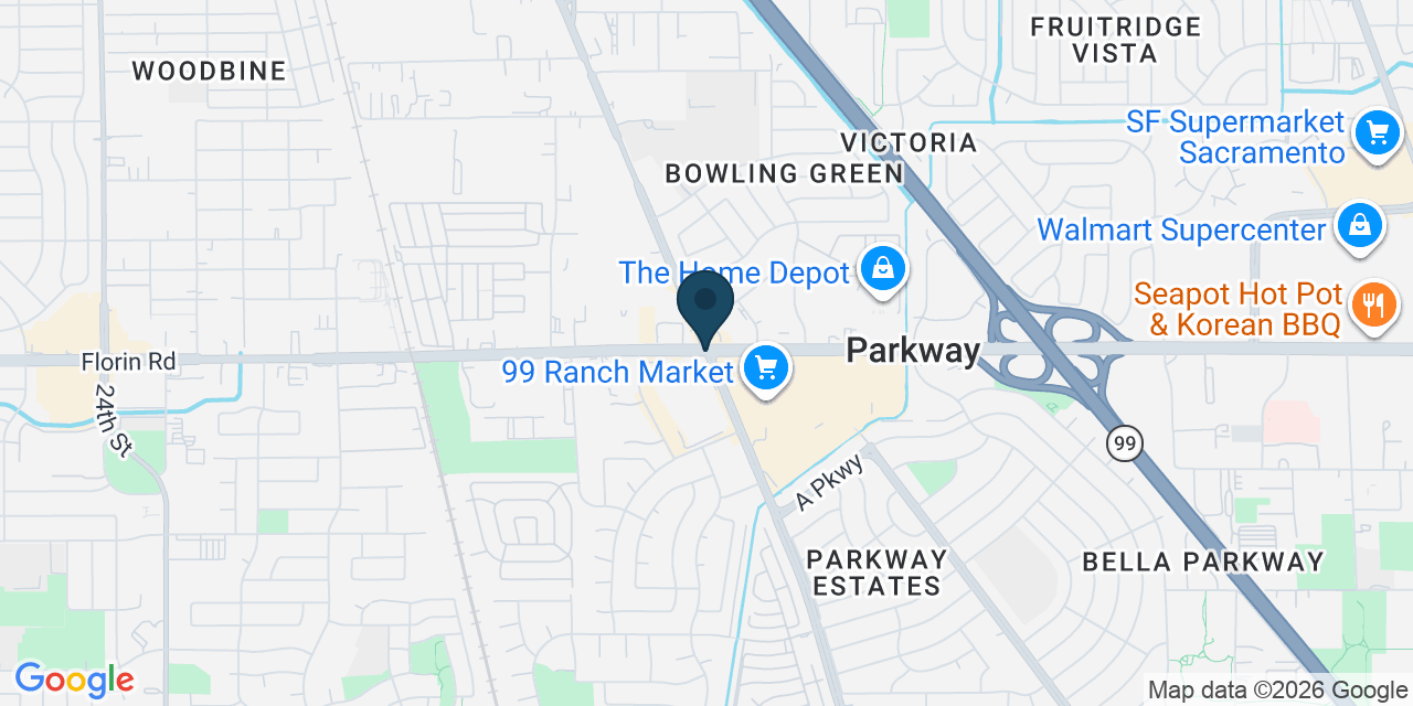 Map showing Sacramento, Sacramento County, CA