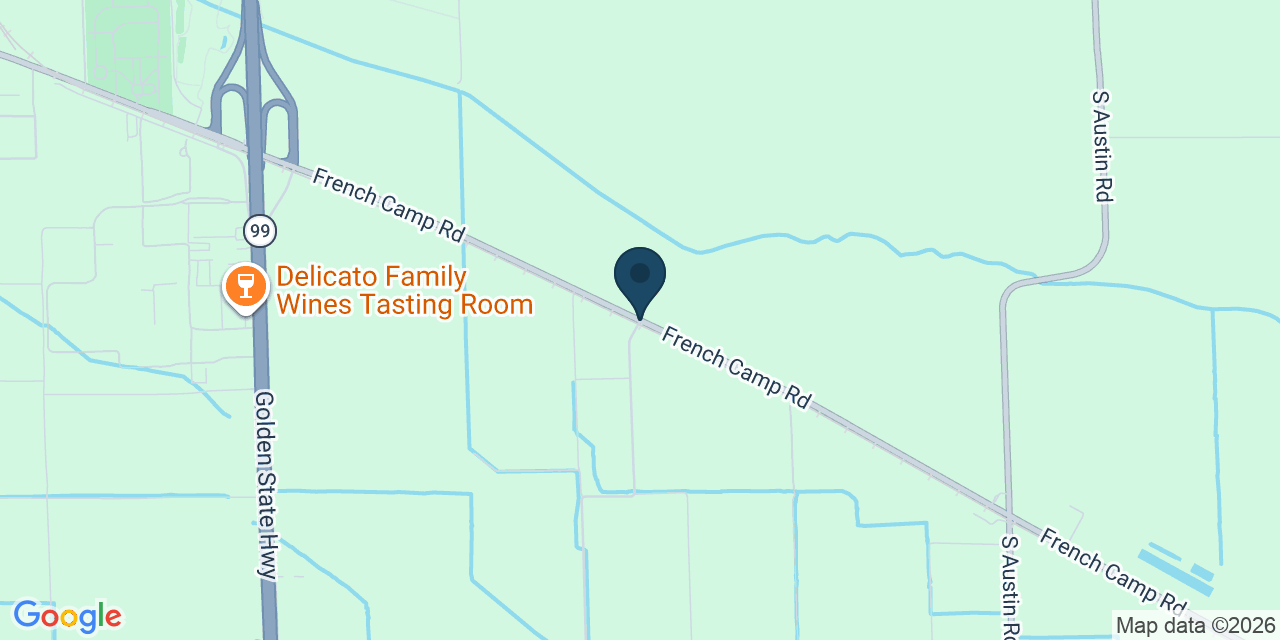 Map showing San Joaquin County, CA