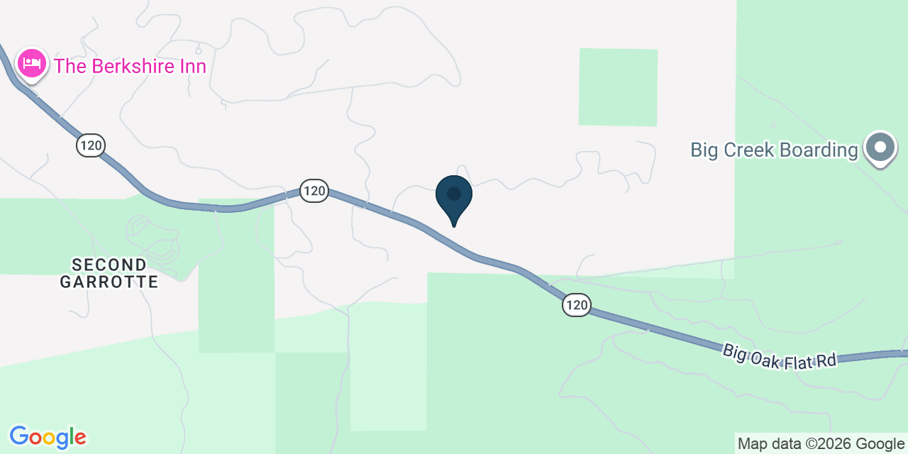 Map showing Groveland, Tuolumne County, CA
