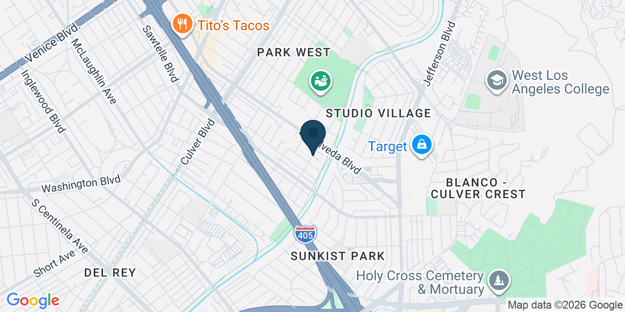 Map showing Los Angeles, Los Angeles County, CA