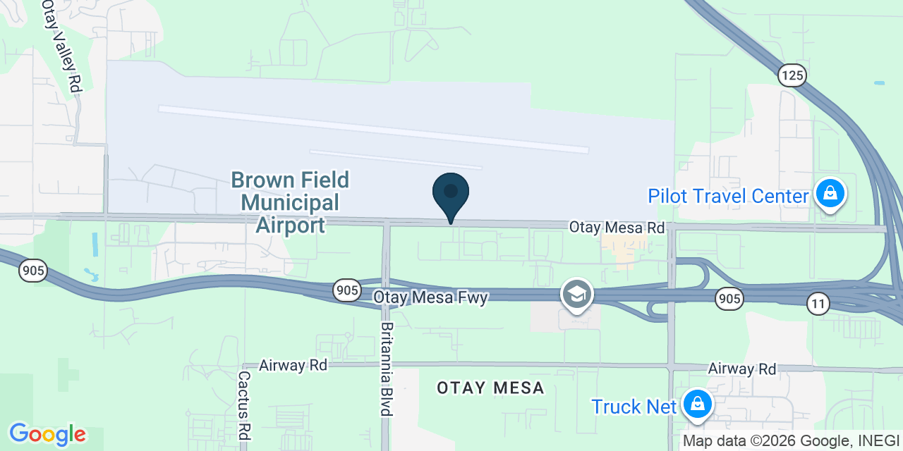 Map showing San Diego County, CA