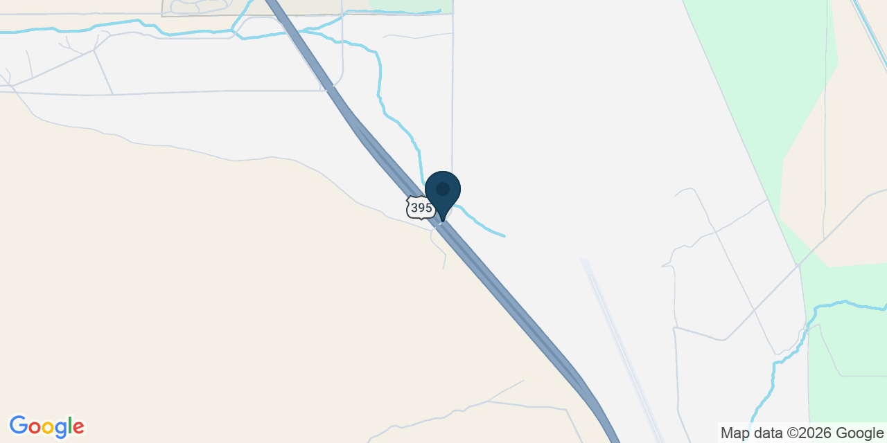 Map showing Independence, Inyo County, CA