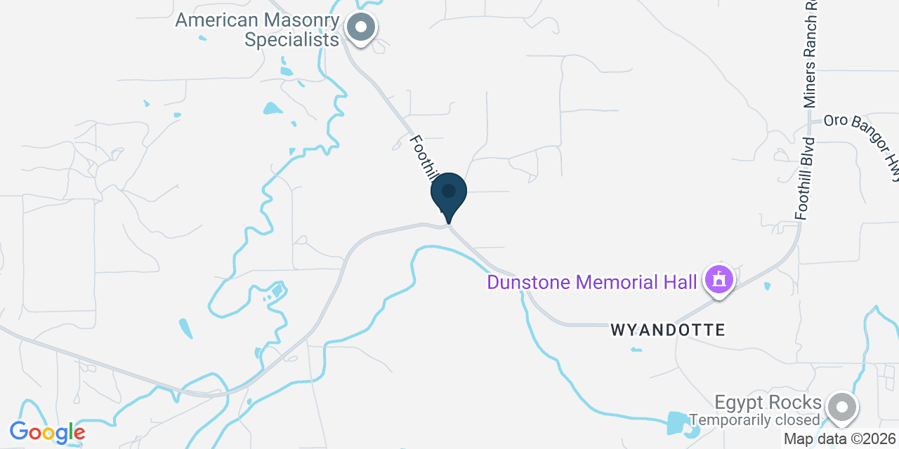 Map showing Palermo, Butte County, CA