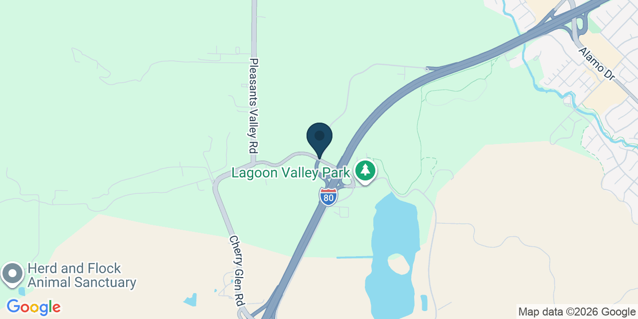 Map showing Solano County, CA