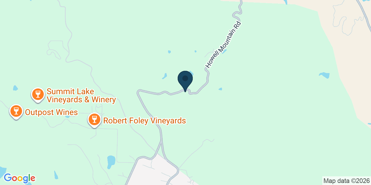 Map showing Angwin, Napa County, CA