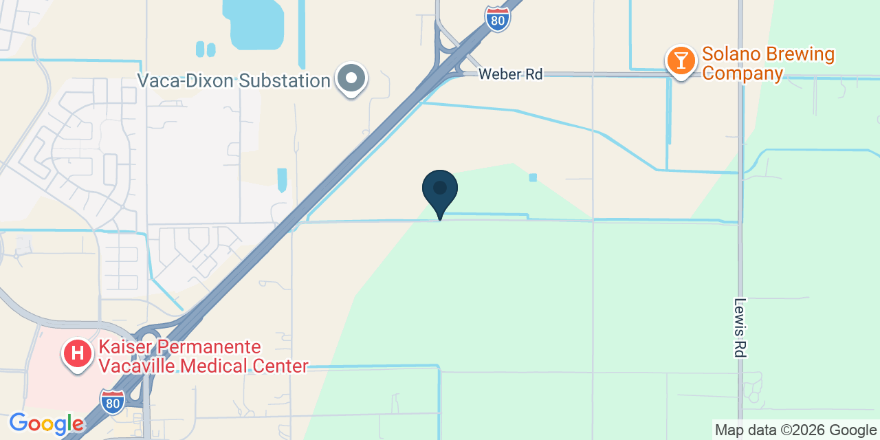 Map showing Solano County, CA