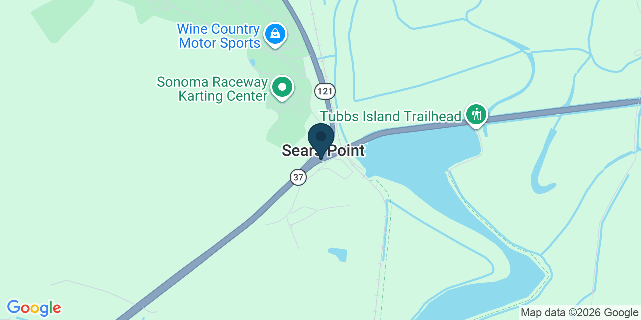 Map showing Sonoma County, CA