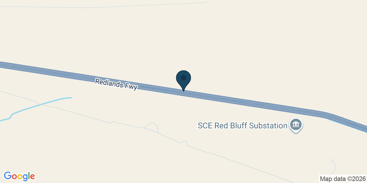 Map showing Desert Center, Riverside County, CA