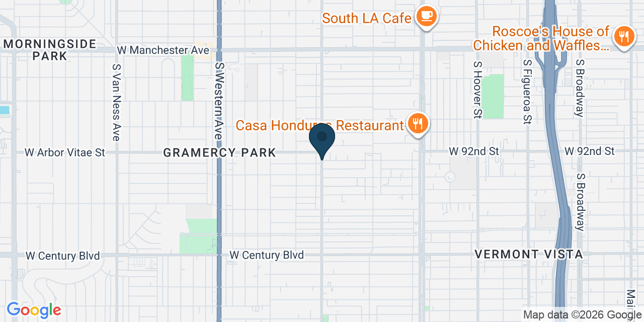 Map showing Los Angeles, Los Angeles County, CA