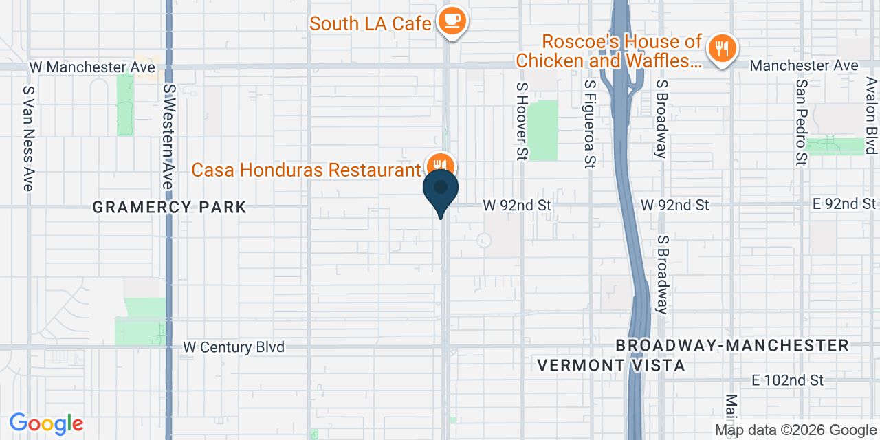 Map showing Los Angeles, Los Angeles County, CA