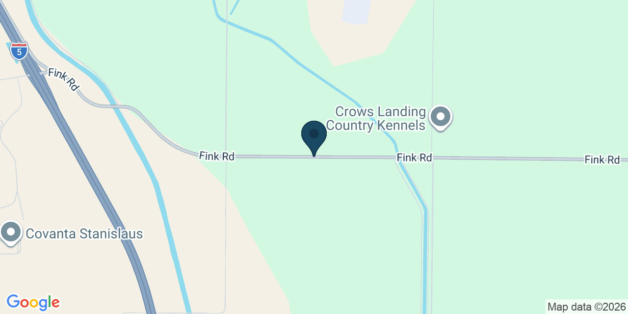 Map showing Stanislaus County, CA