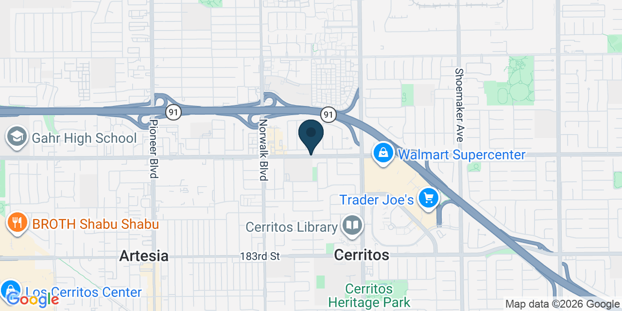 Map showing California