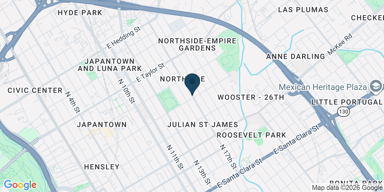 Map showing San Jose, Santa Clara County, CA