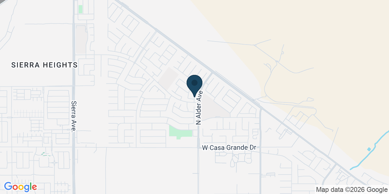 Map showing Rialto, San Bernardino County, CA