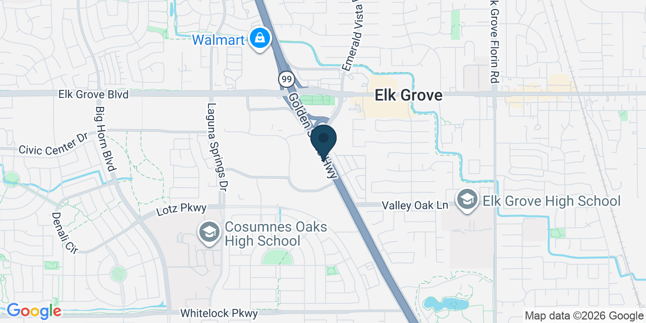 Map showing Sacramento County, CA