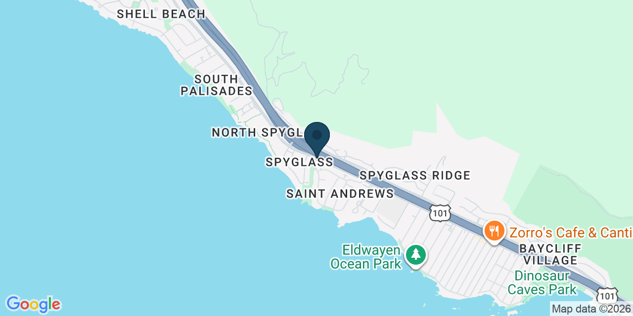 Map showing San Luis Obispo County, CA
