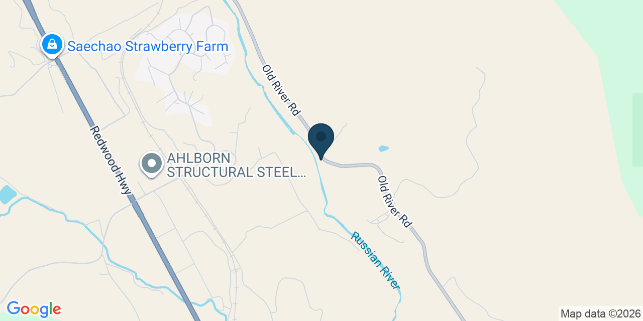 Map showing Ukiah, Mendocino County, CA