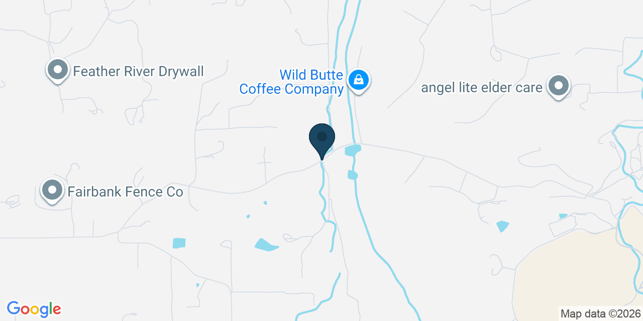 Map showing Oroville, Butte County, CA