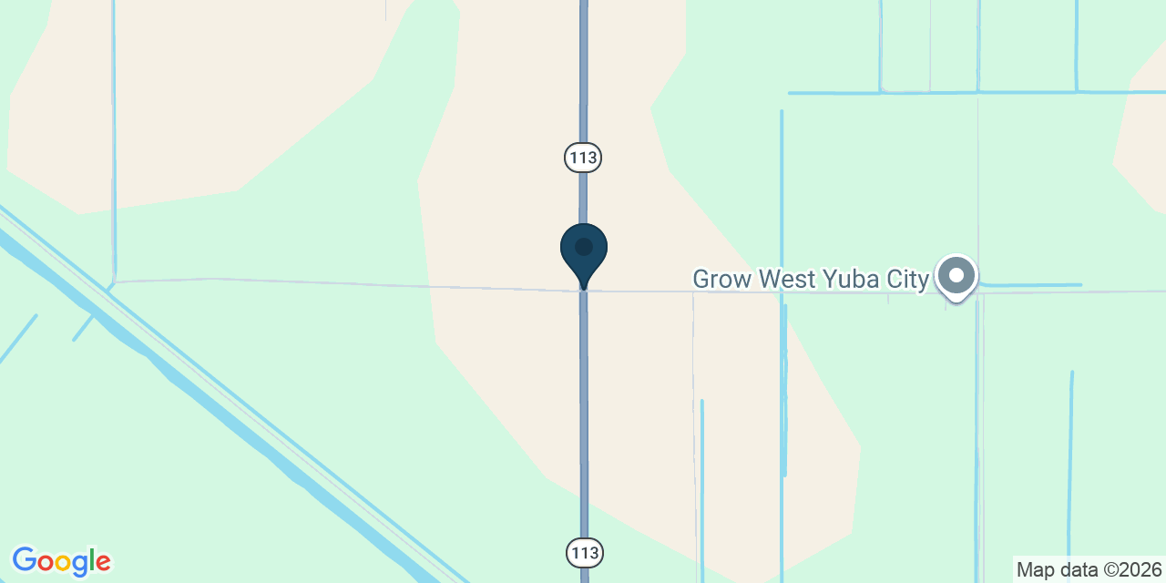 Map showing Sutter County, CA