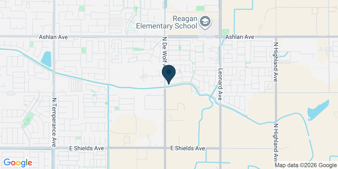 Map showing Clovis, Fresno County, CA
