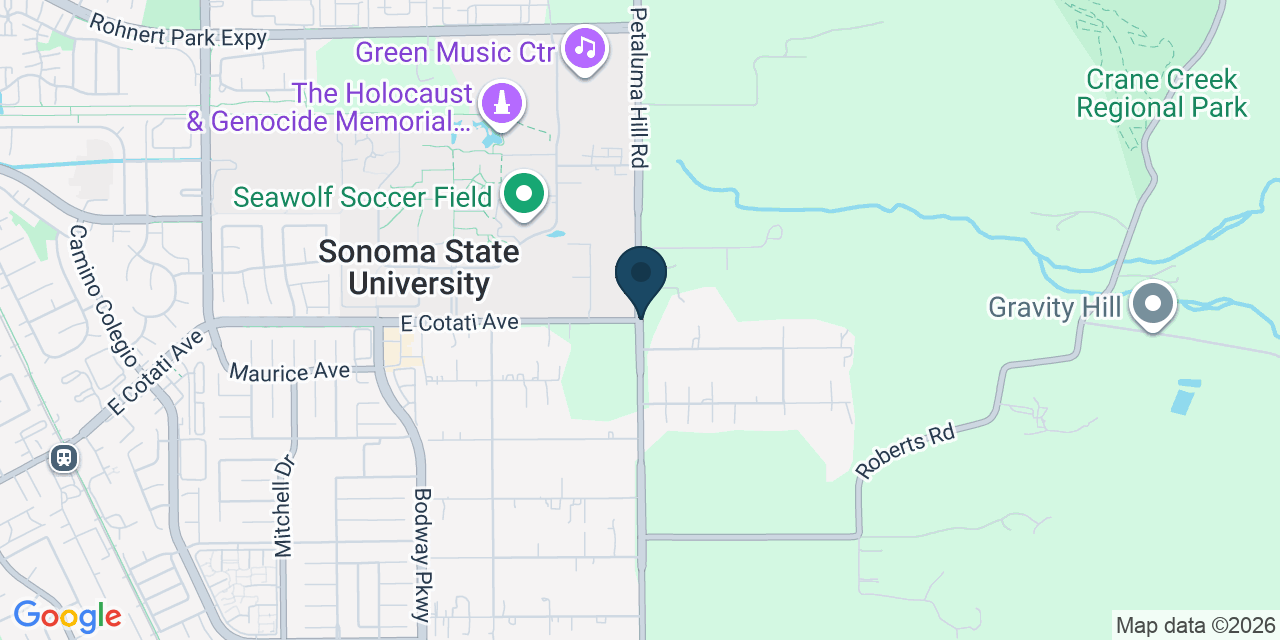 Map showing Sonoma County, CA