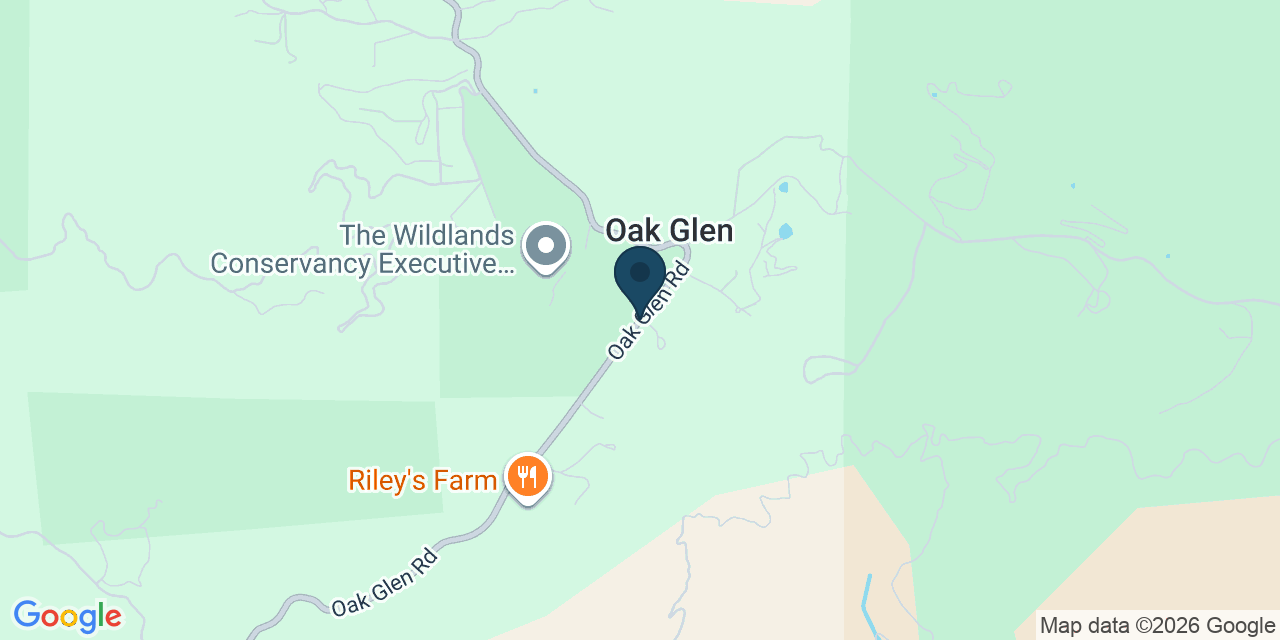 Map showing Oak Glen, San Bernardino County, CA