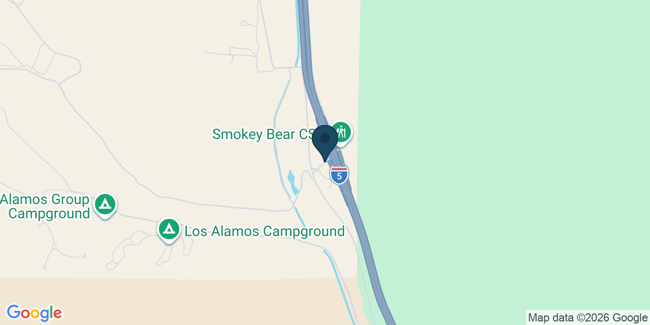 Map showing Los Angeles County, CA