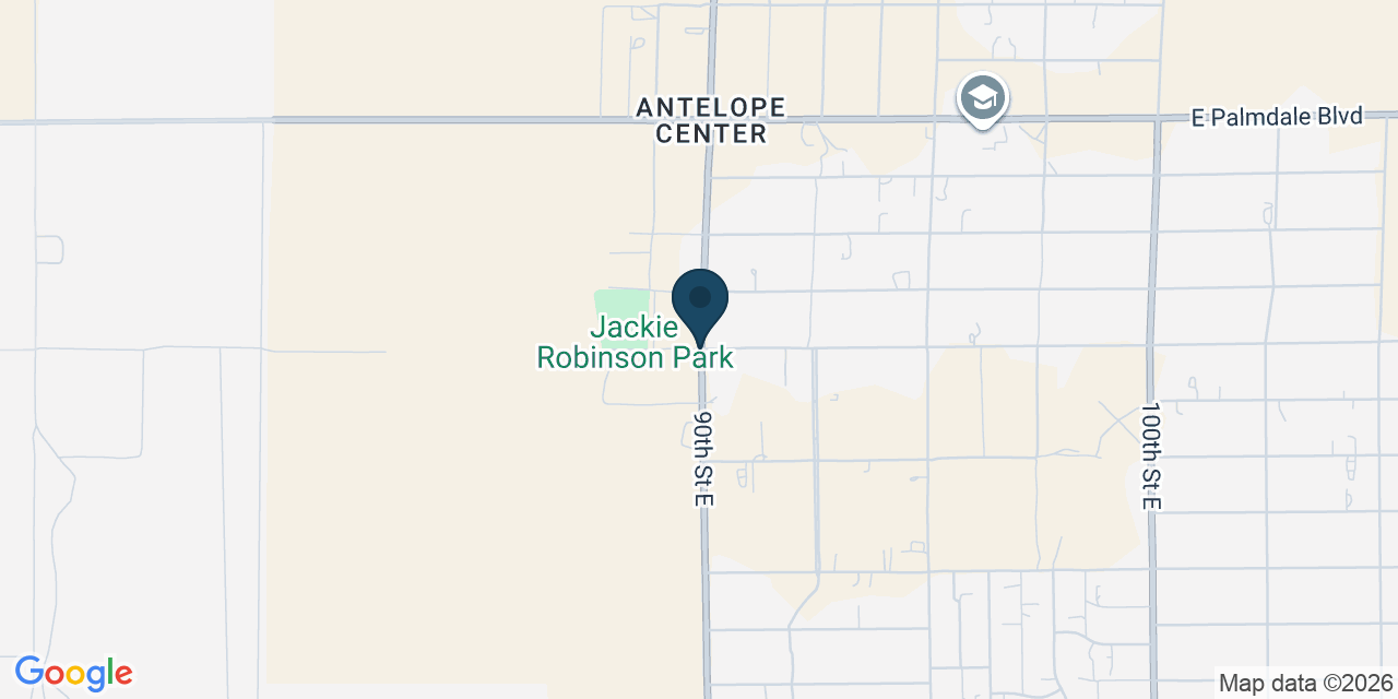 Map showing Littlerock, Los Angeles County, CA