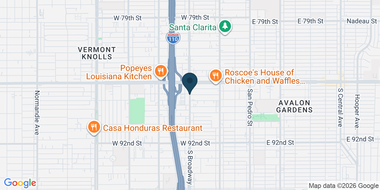 Map showing Los Angeles, Los Angeles County, CA