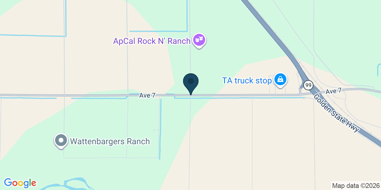 Map showing Madera County, CA