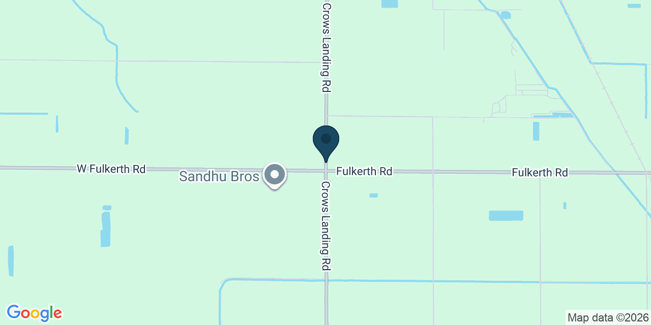 Map showing Stanislaus County, CA