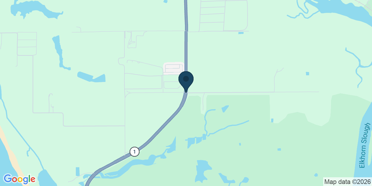 Map showing Monterey County, CA