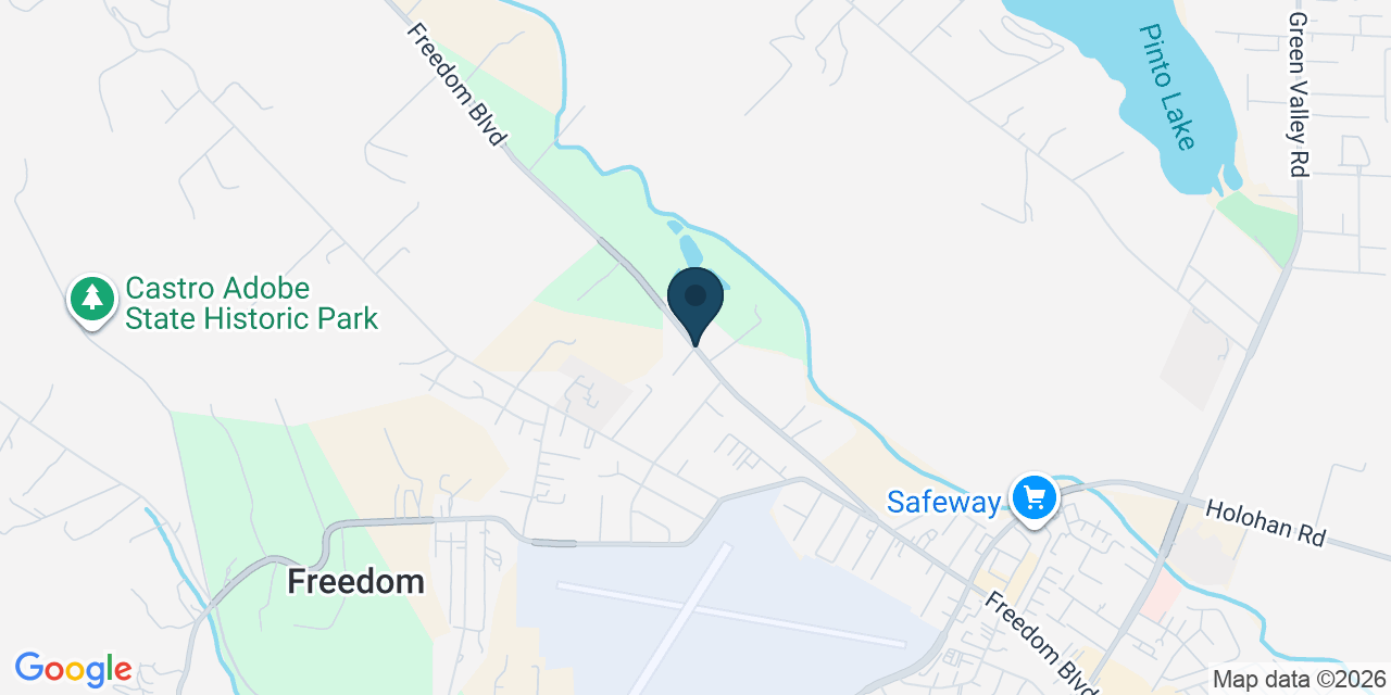 Map showing Freedom, Santa Cruz County, CA