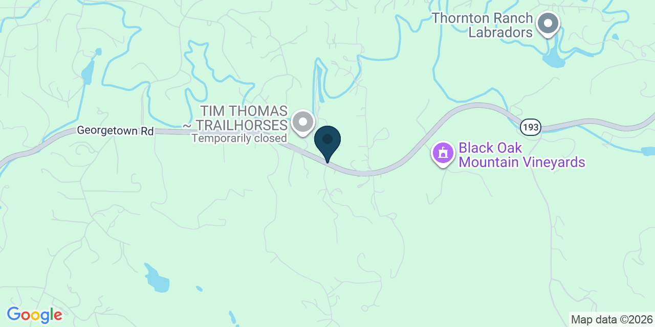 Map showing Auburn Lake Trails, El Dorado County, CA