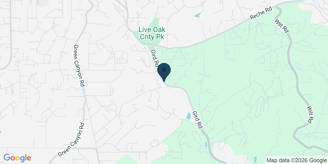 Map showing San Diego County, CA