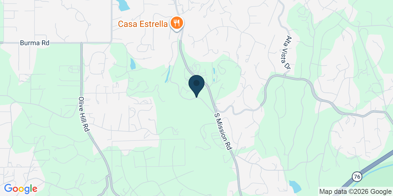 Map showing San Diego County, CA