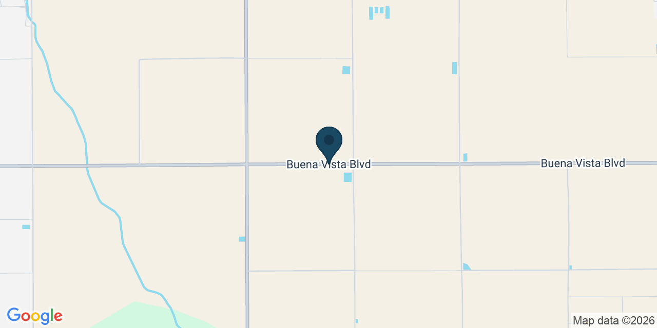 Map showing Kern County, CA