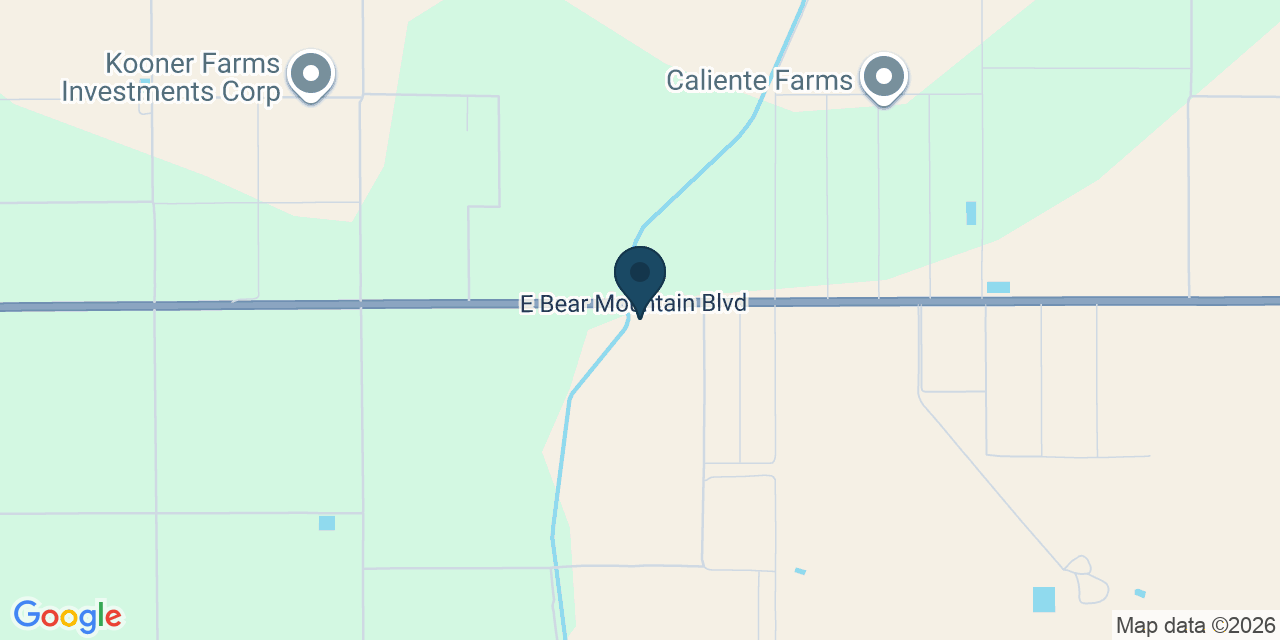 Map showing Arvin, Kern County, CA