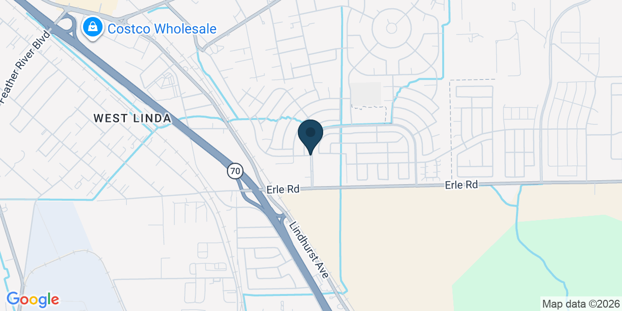 Map showing Linda, Yuba County, CA