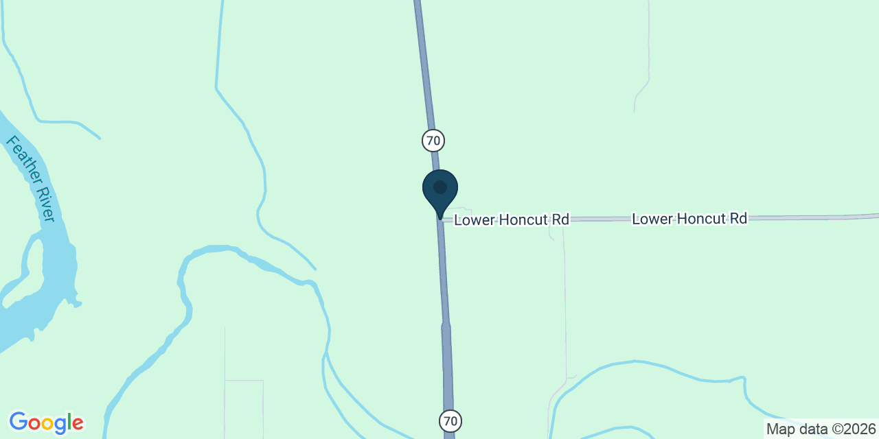 Map showing Butte County, CA