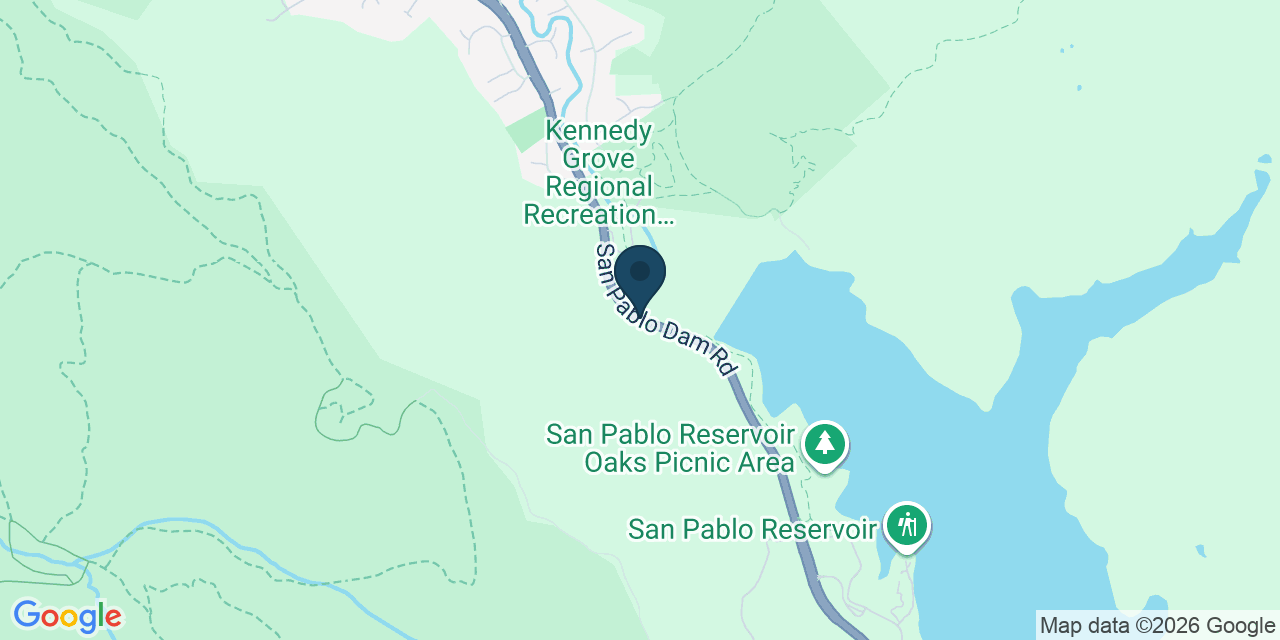 Map showing Contra Costa County, CA