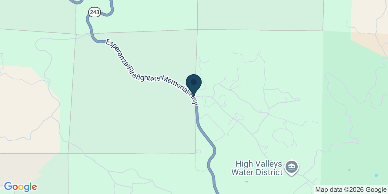 Map showing Riverside County, CA