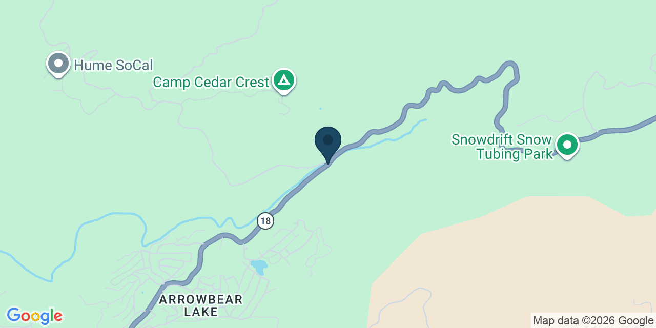 Map showing San Bernardino County, CA