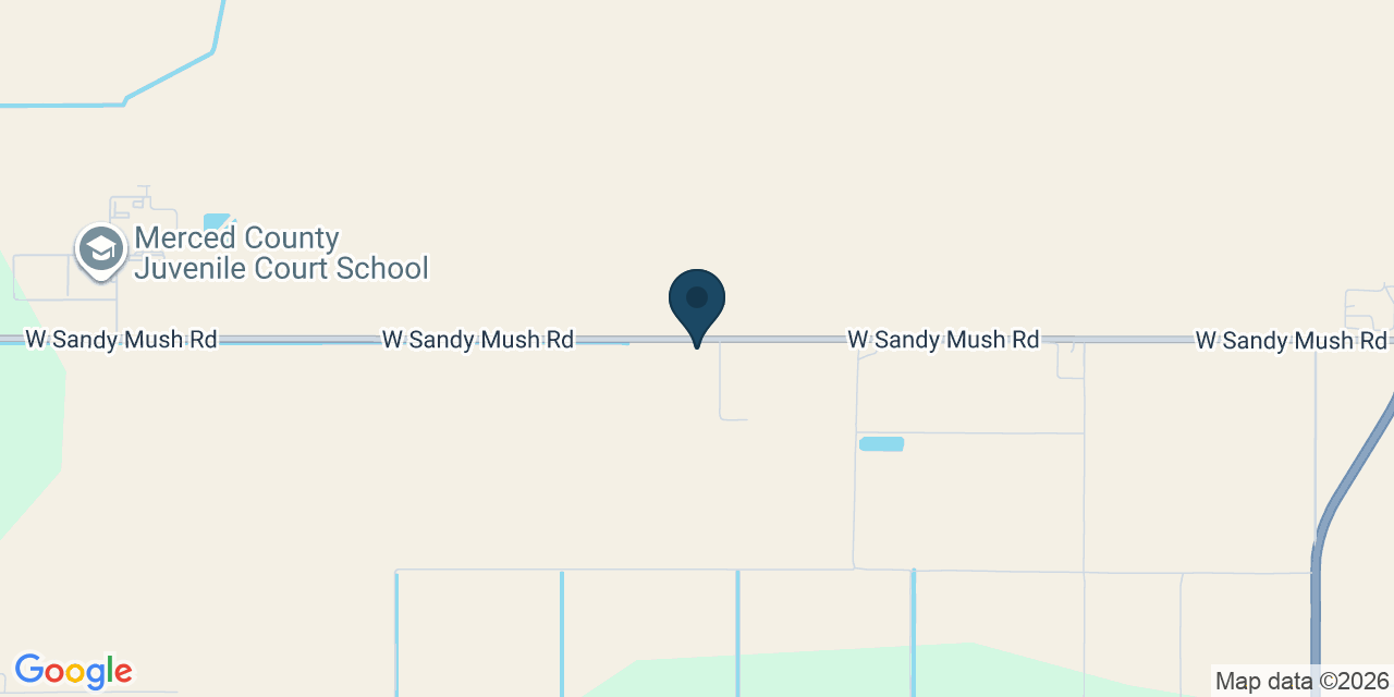 Map showing Merced, Merced County, CA