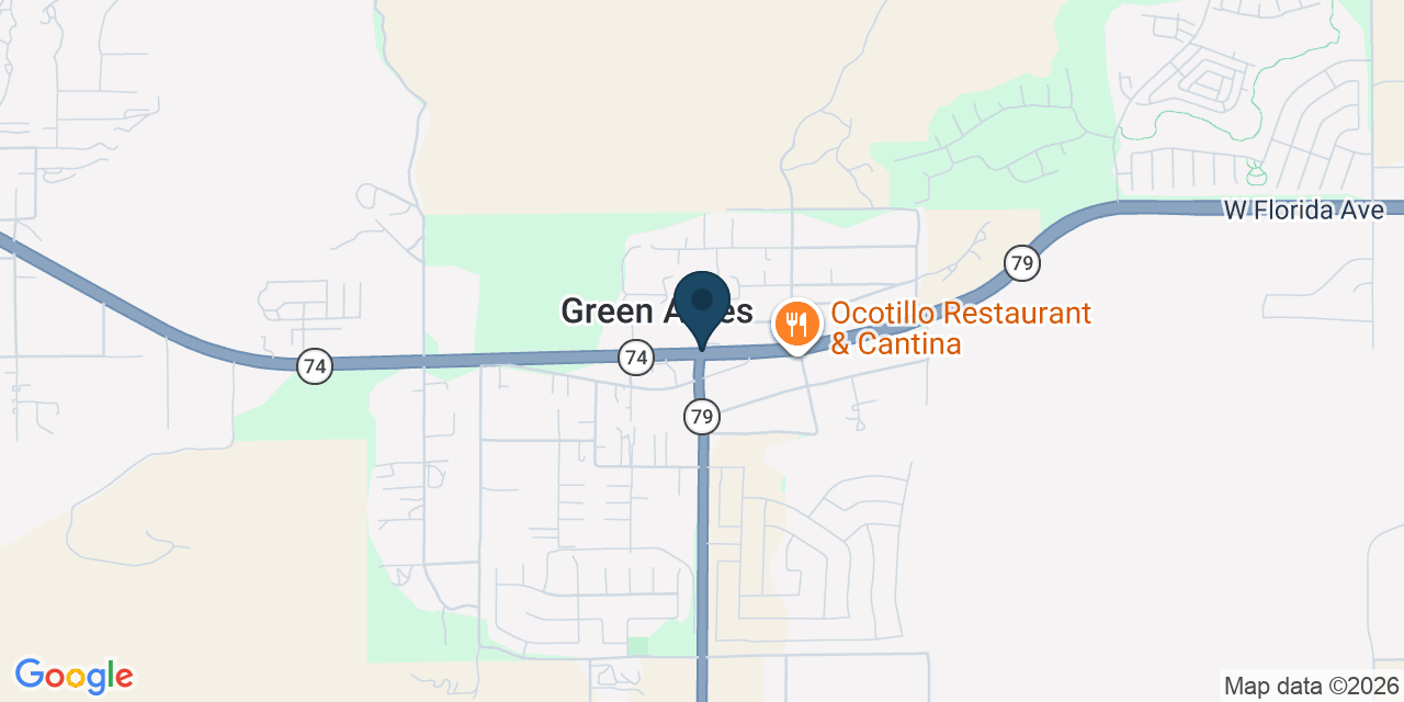 Map showing Hemet, Riverside County, CA