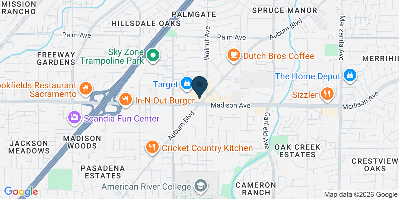 Map showing Sacramento, Sacramento County, CA