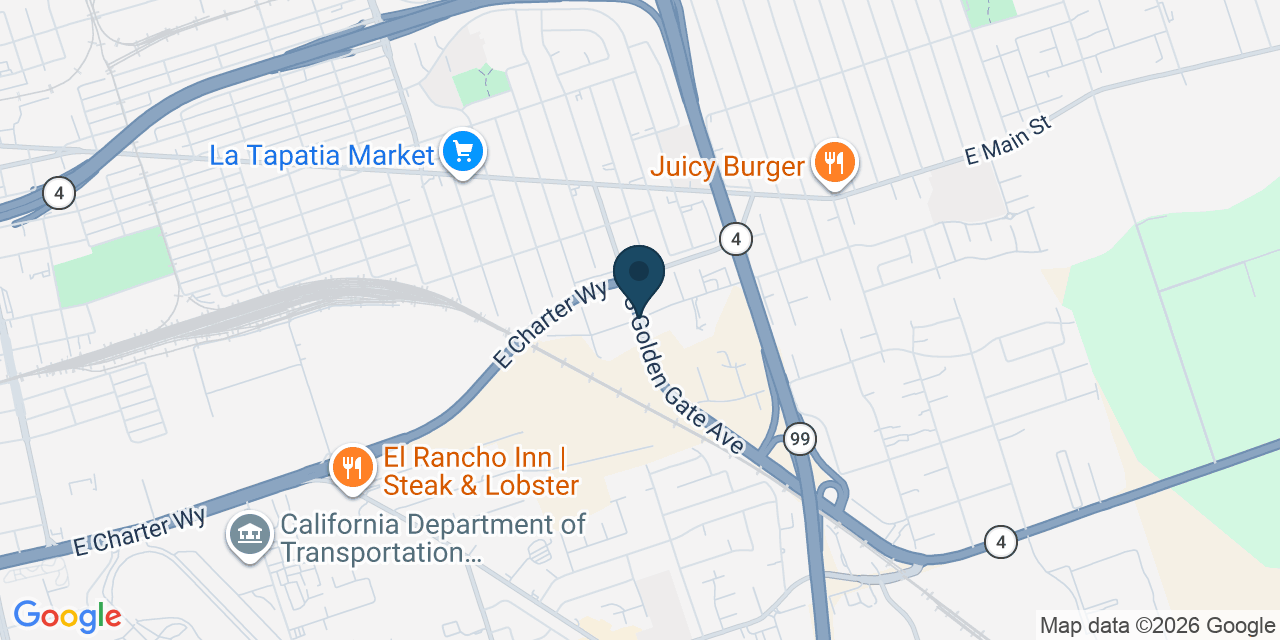 Map showing San Joaquin County, CA